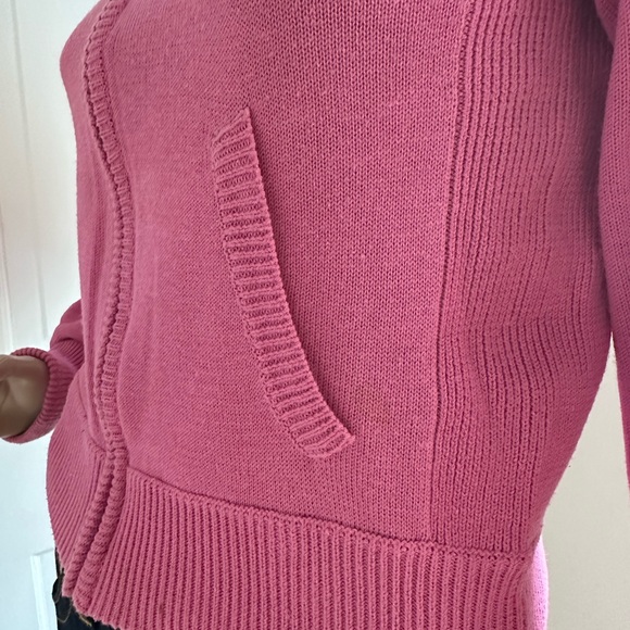 Jeanswest Pink Fully Zipped Cardigan Sweater Sz S - Picture 7 of 13